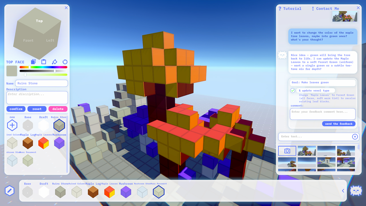 Symbiotic Voxels